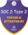 SOC 2 Type II, tested and attested